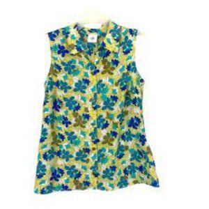 CAbi Limited Edition Floral Wish Top, Size Small